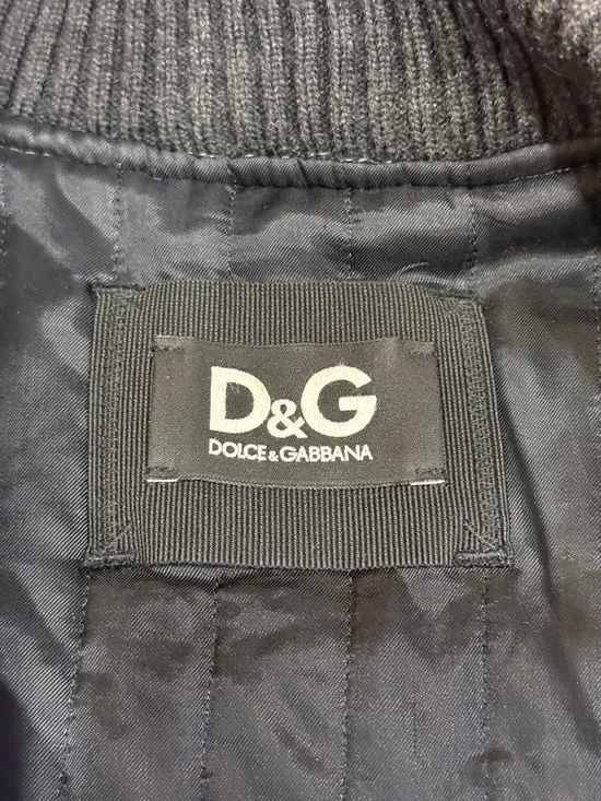 Dolce & Gabbana Virgin Wool Bomber Jacket Men’s Sz M - Picture 5 of 9